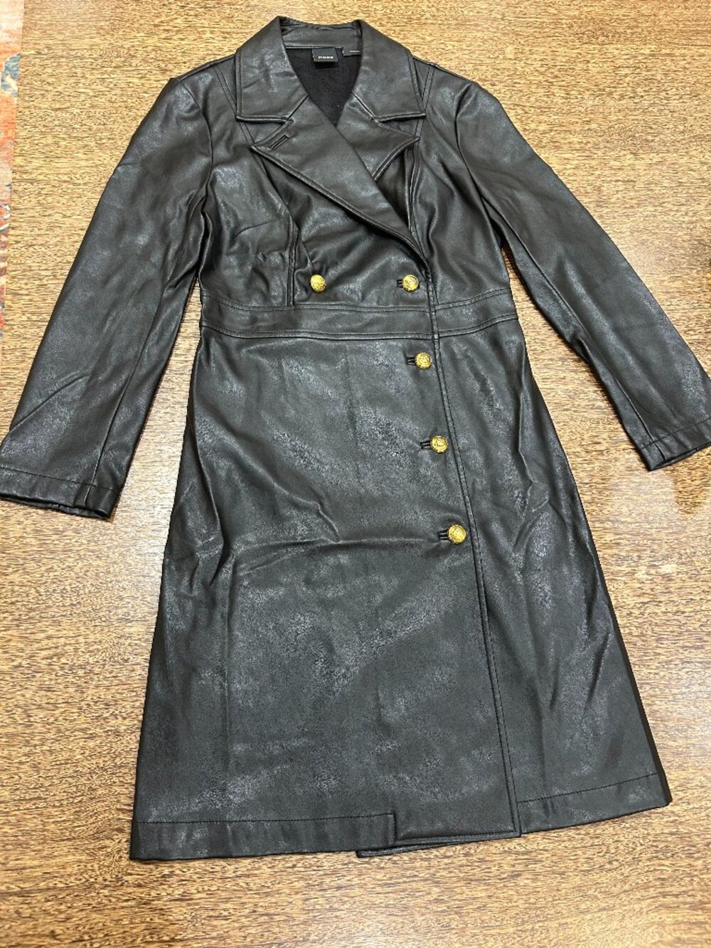PINKO Leatherette Dress - Size 40
